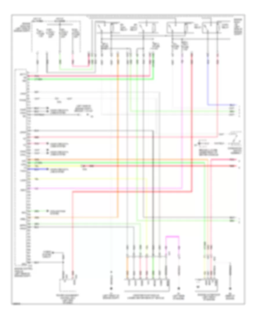 2 5L Hybrid Engine Controls Wiring Diagram 1 of 4 for Toyota Avalon Hybrid Limited 2013