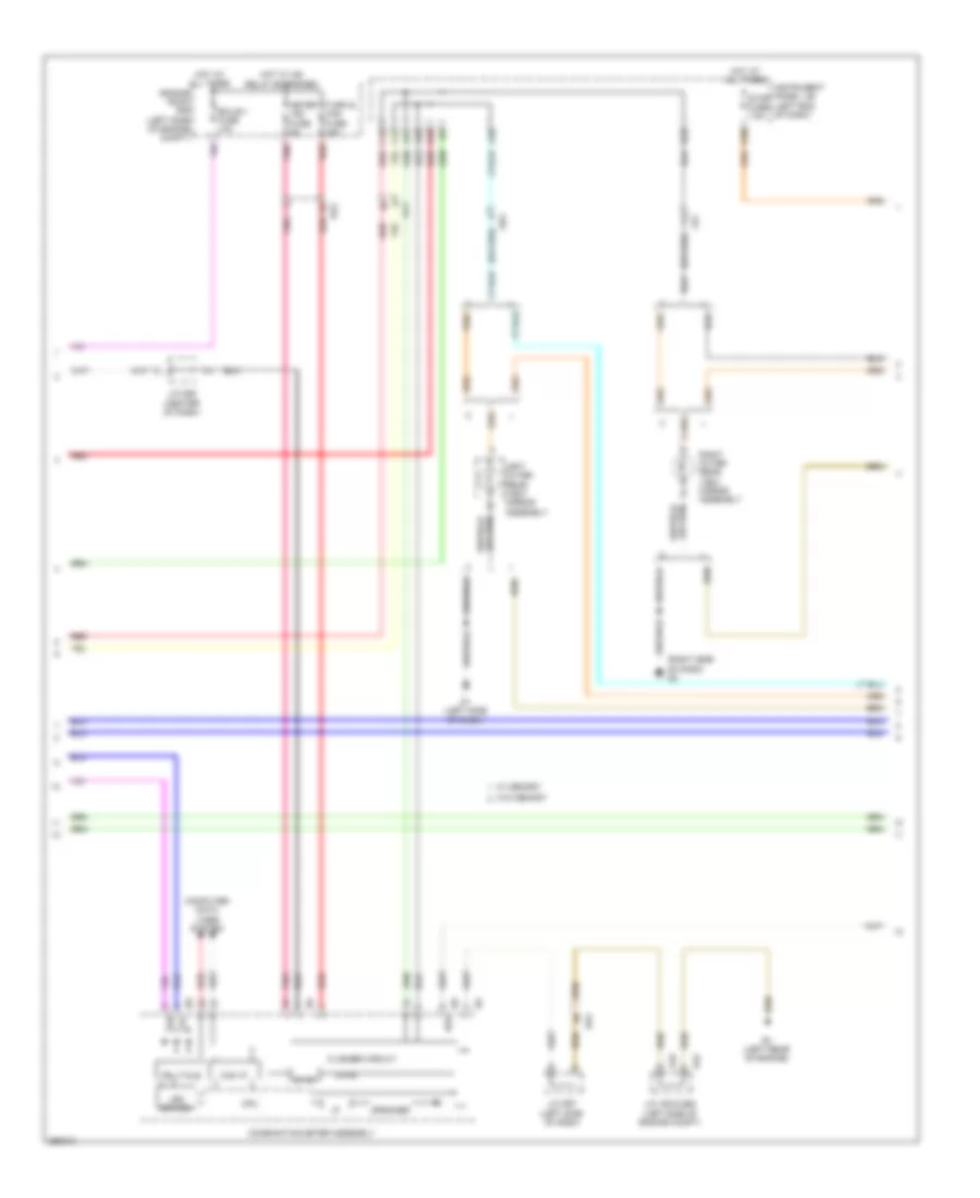 Exterior Lamps Wiring Diagram, Except Hybrid (2 of 3) for Toyota Avalon Hybrid Limited 2013