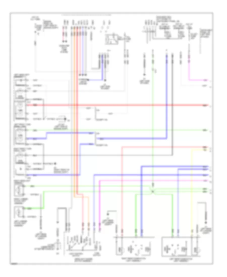 Exterior Lamps Wiring Diagram Hybrid 1 of 3 for Toyota Avalon Hybrid Limited 2013