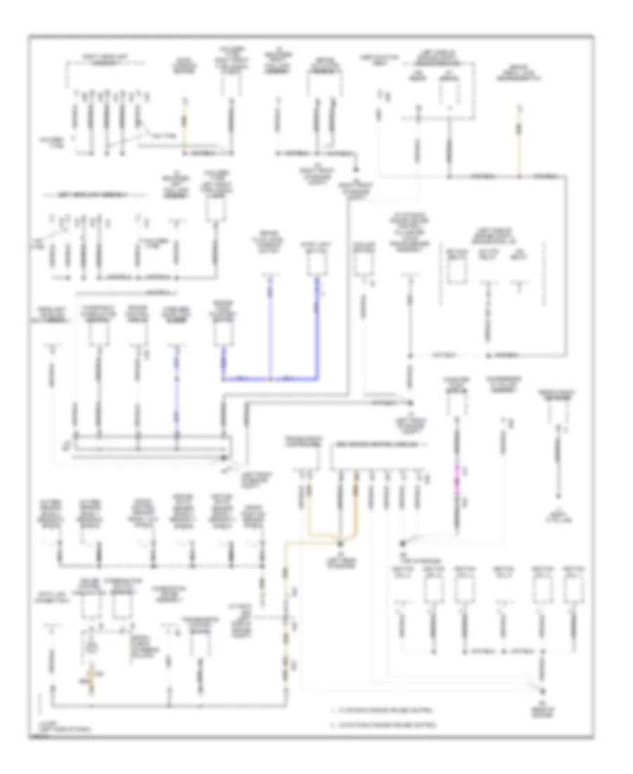 Ground Distribution Wiring Diagram Except Hybrid 1 of 4 for Toyota Avalon Hybrid Limited 2013