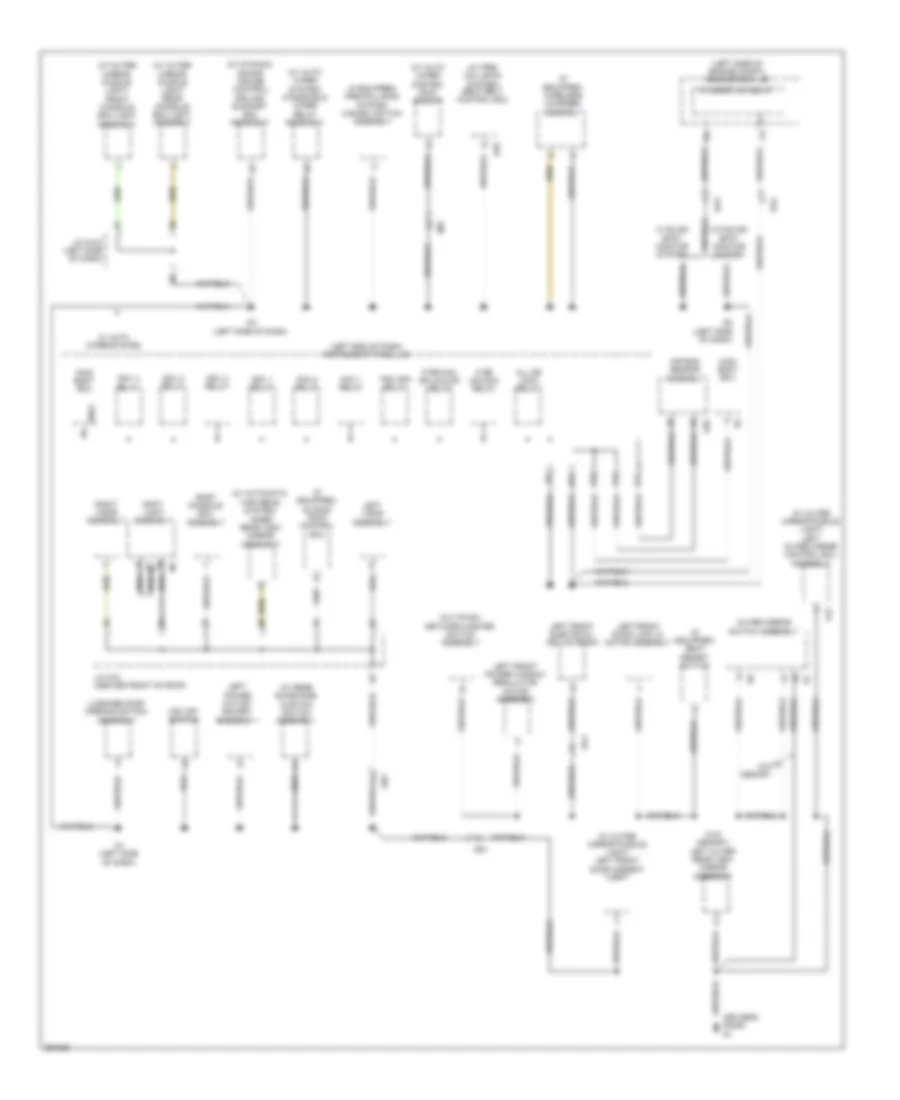 Ground Distribution Wiring Diagram, Except Hybrid (2 of 4) for Toyota Avalon Hybrid Limited 2013
