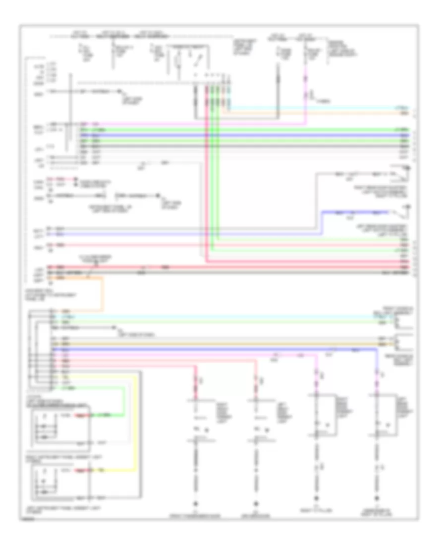 Courtesy Lamps Wiring Diagram 1 of 2 for Toyota Avalon Hybrid Limited 2013