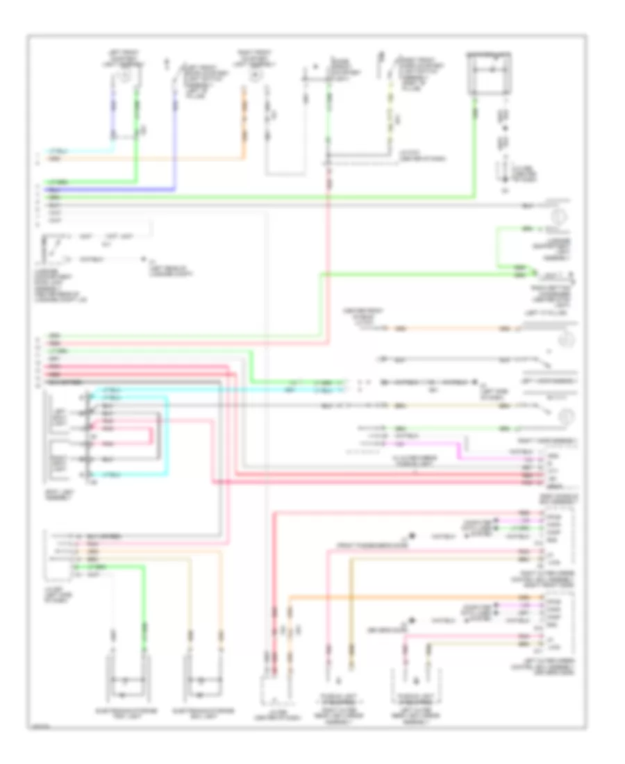 Courtesy Lamps Wiring Diagram 2 of 2 for Toyota Avalon Hybrid Limited 2013