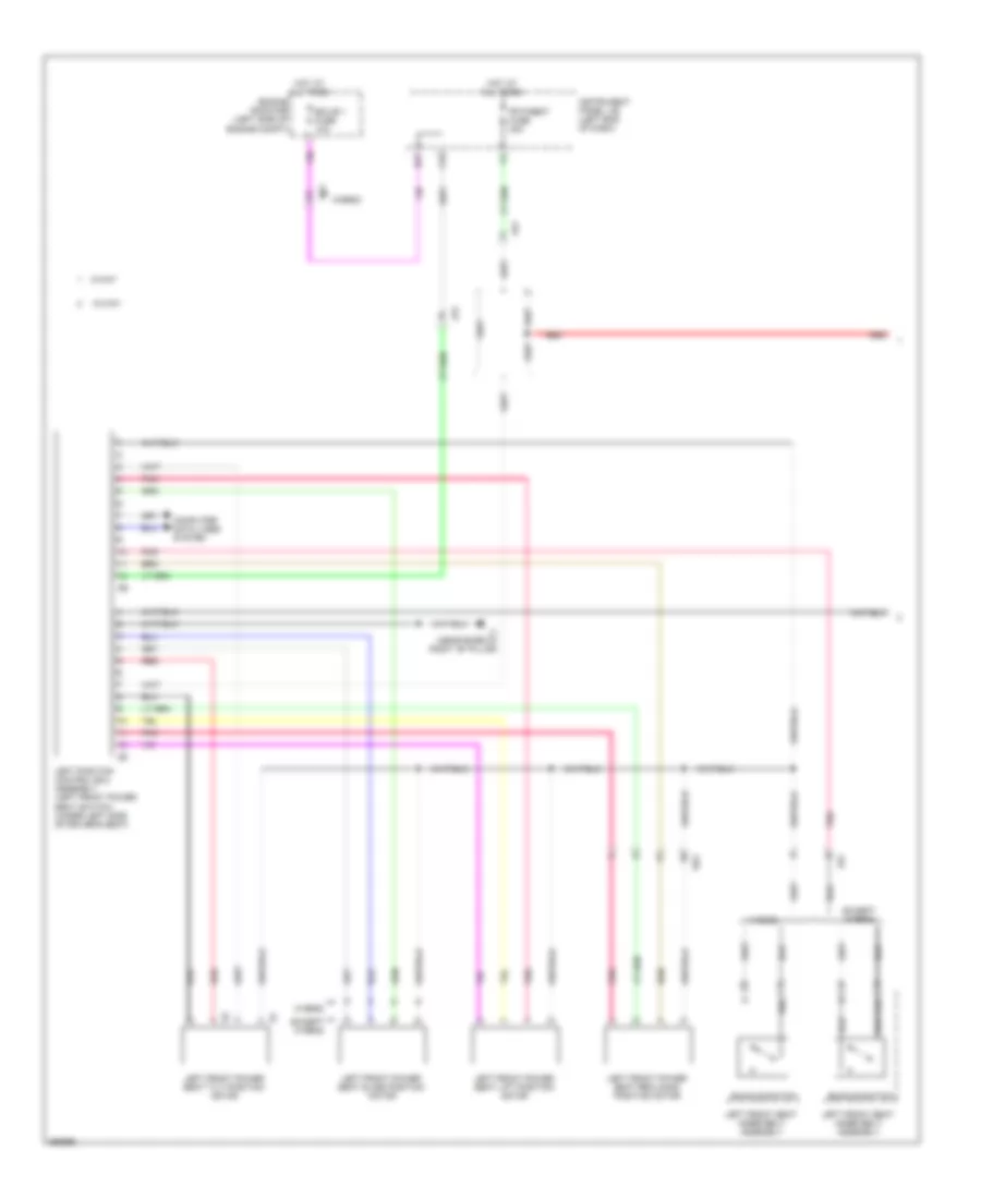 Memory Seat Wiring Diagram 1 of 2 for Toyota Avalon Hybrid Limited 2013