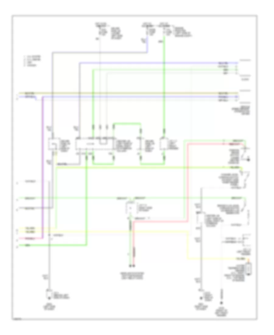 Instrument Cluster Wiring Diagram (2 of 2) for Toyota 4Runner SR5 1998