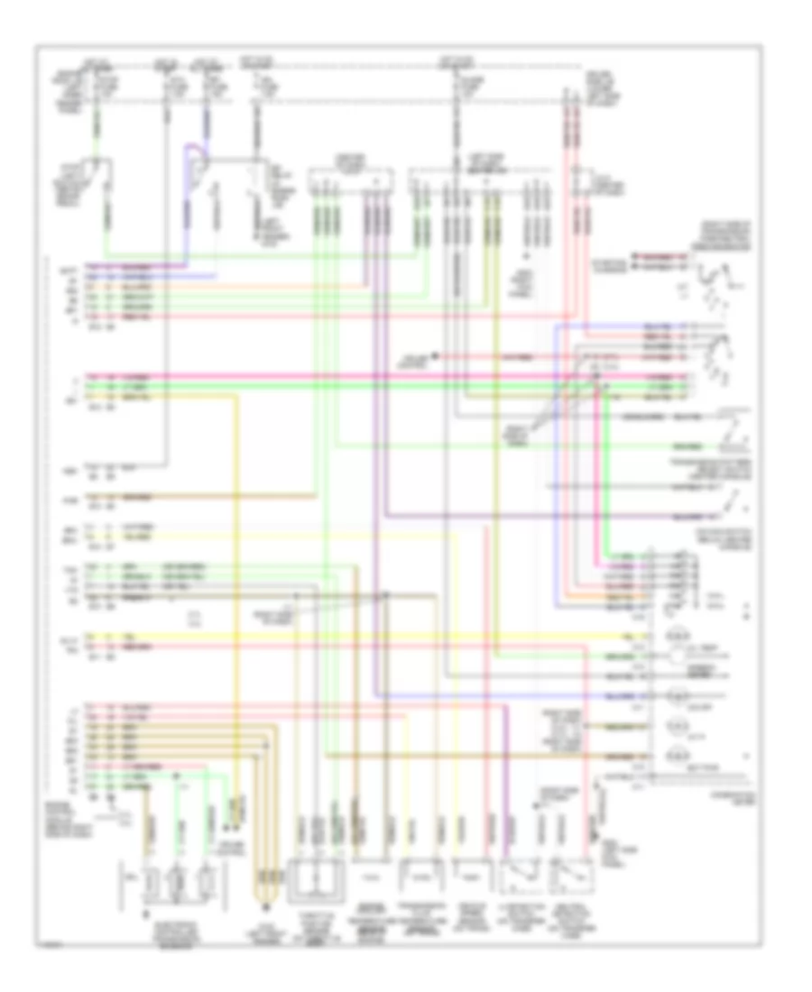 AT Wiring Diagram for Toyota 4Runner SR5 1998