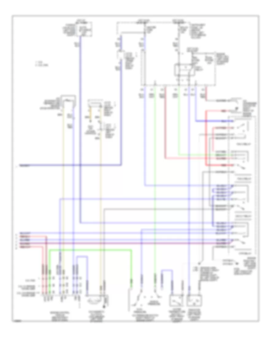 2.2L CNG, Manual AC Wiring Diagram (2 of 2) for Toyota Camry CE 2001