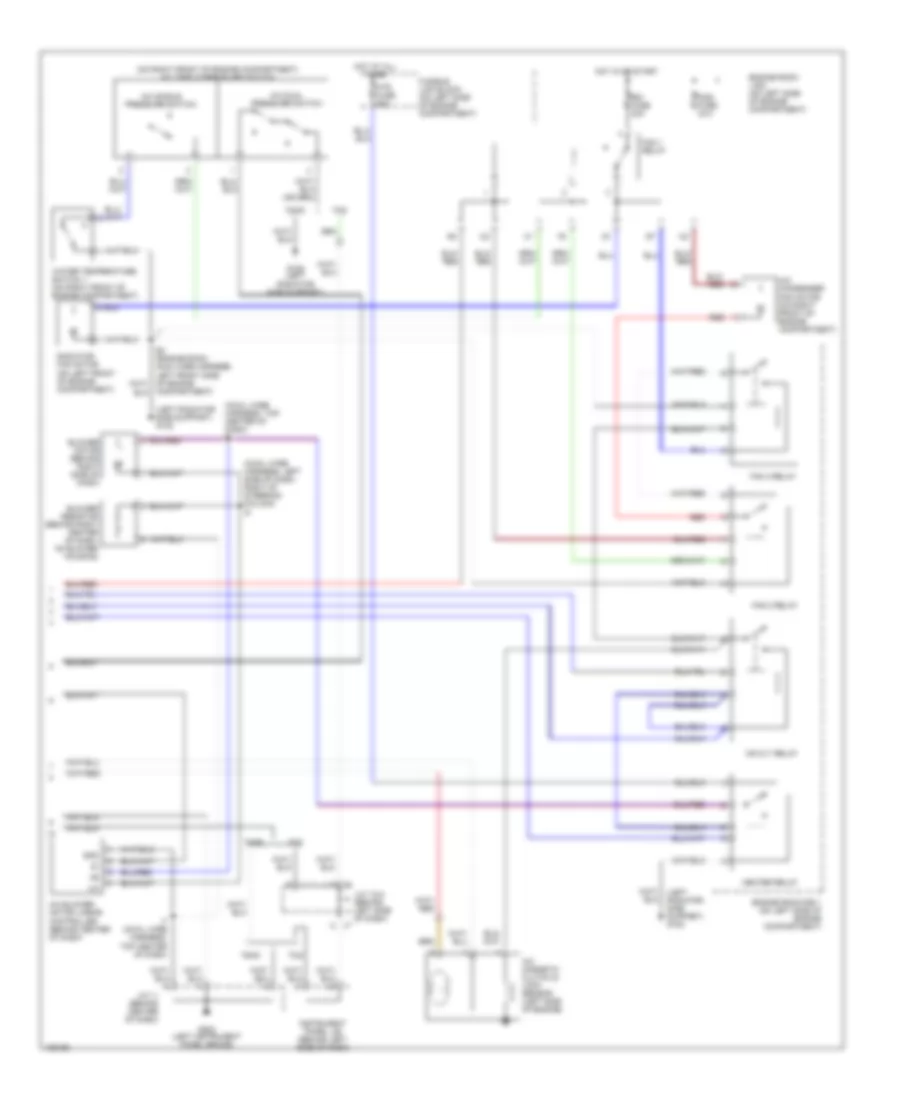 2 2L Automatic A C Wiring Diagram 2 of 2 for Toyota Camry CE 2001