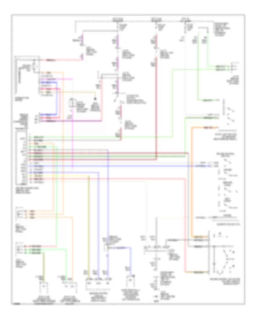 2 2L CNG Cruise Control Wiring Diagram for Toyota Camry CE 2001