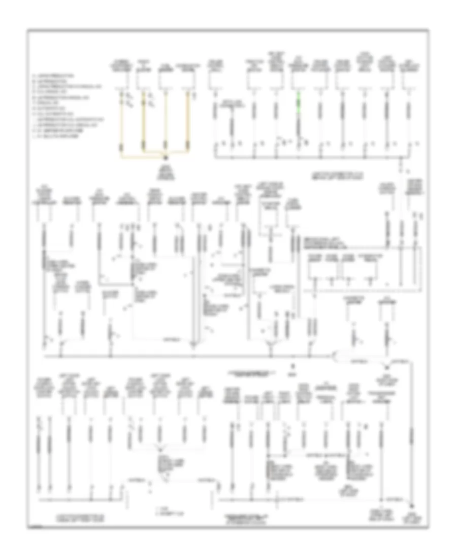 2 2L Ground Distribution Wiring Diagram 2 of 3 for Toyota Camry CE 2001