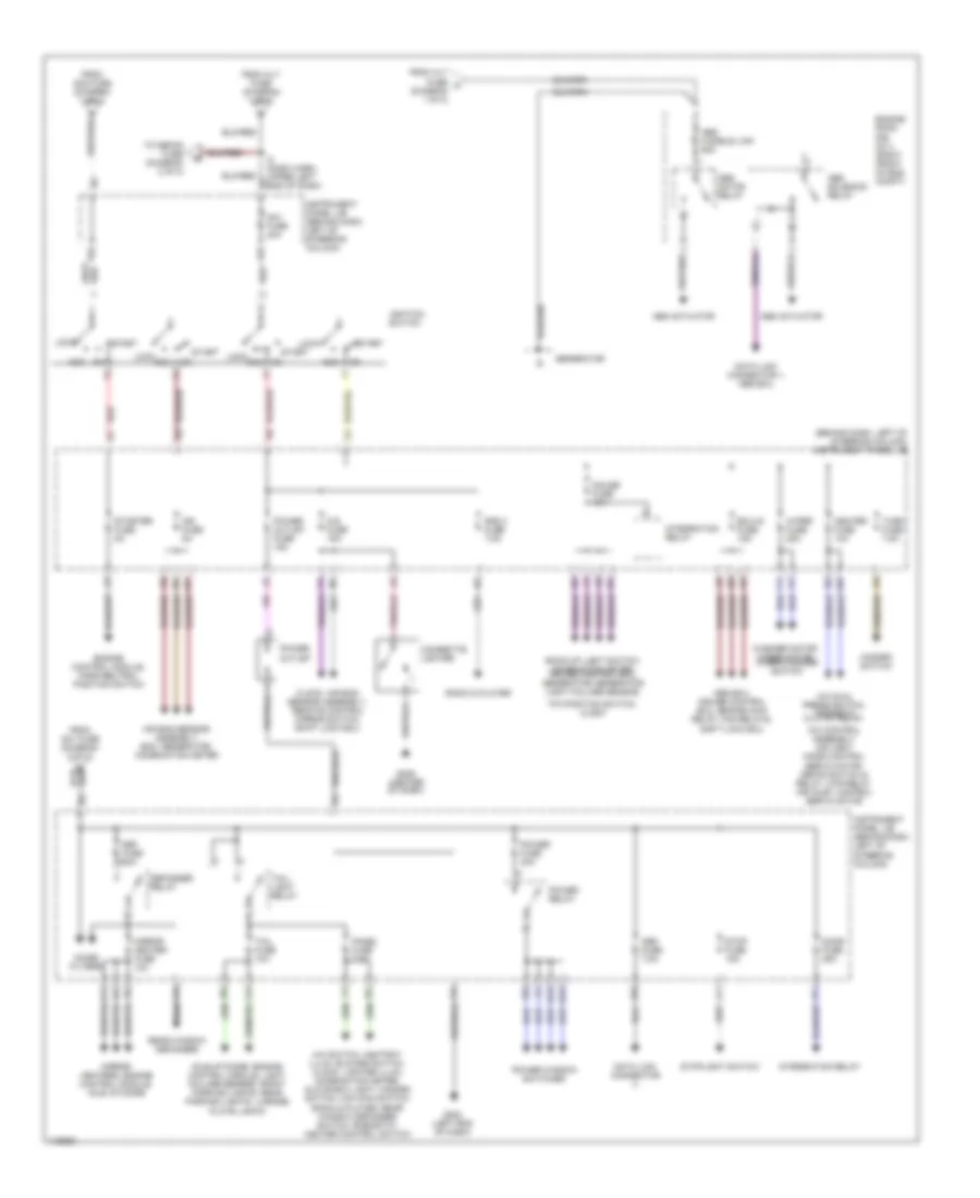 2 2L CNG Power Distribution Wiring Diagram 2 of 2 for Toyota Camry CE 2001