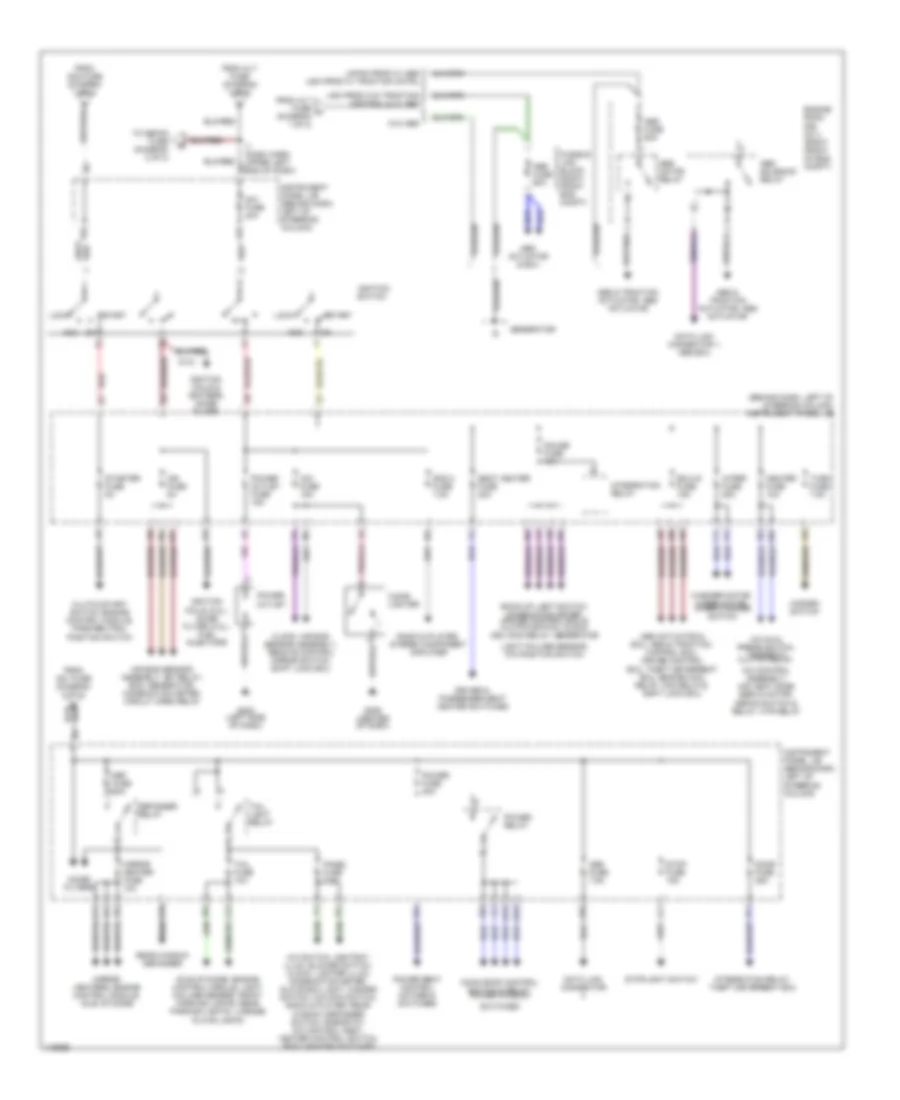3 0L Power Distribution Wiring Diagram 2 of 2 for Toyota Camry CE 2001