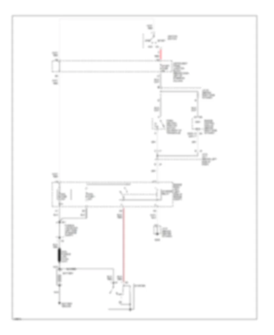 2.2L CNG, Starting Wiring Diagram for Toyota Camry CE 2001