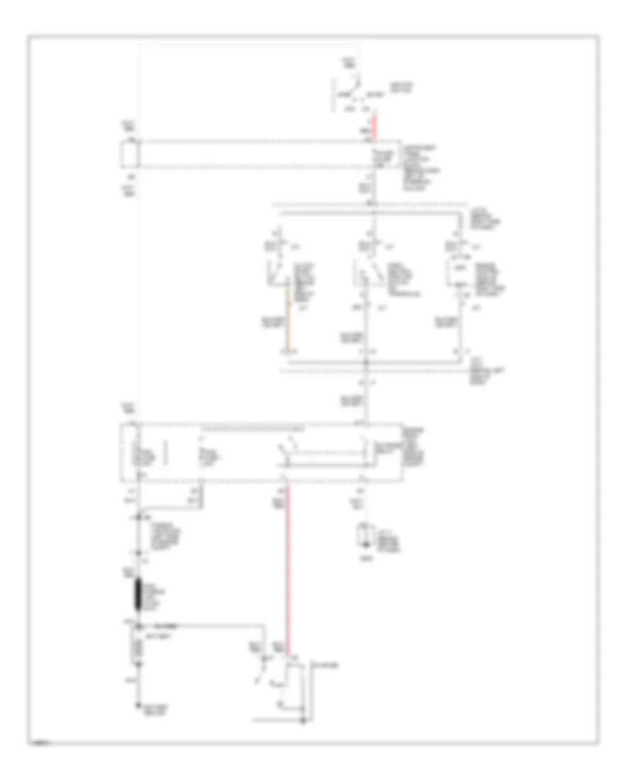 3 0L Starting Wiring Diagram for Toyota Camry CE 2001
