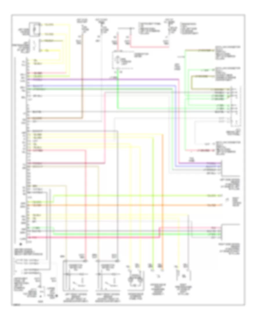 3.0L, Supplemental Restraint Wiring Diagram for Toyota Camry CE 2001