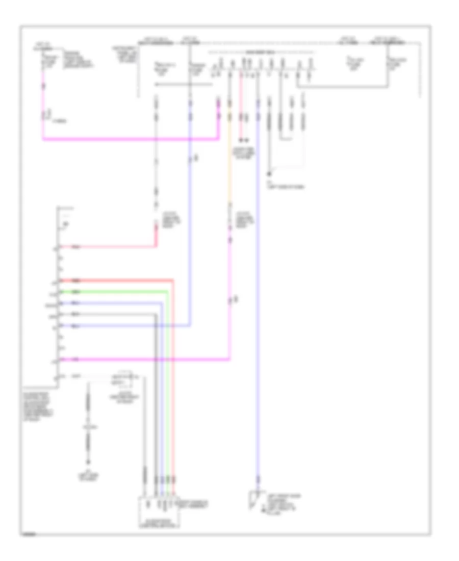 Power TopSunroof Wiring Diagram for Toyota Avalon Hybrid XLE 2013