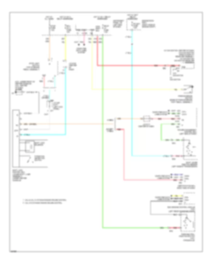 Shift Interlock Wiring Diagram for Toyota Avalon Hybrid XLE 2013