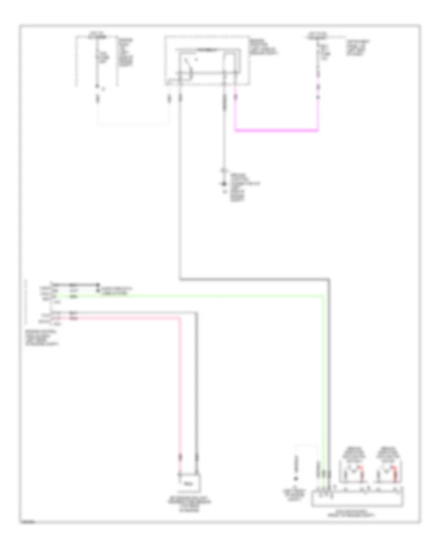 Cooling Fan Wiring Diagram Except Hybrid for Toyota Avalon Hybrid XLE 2013