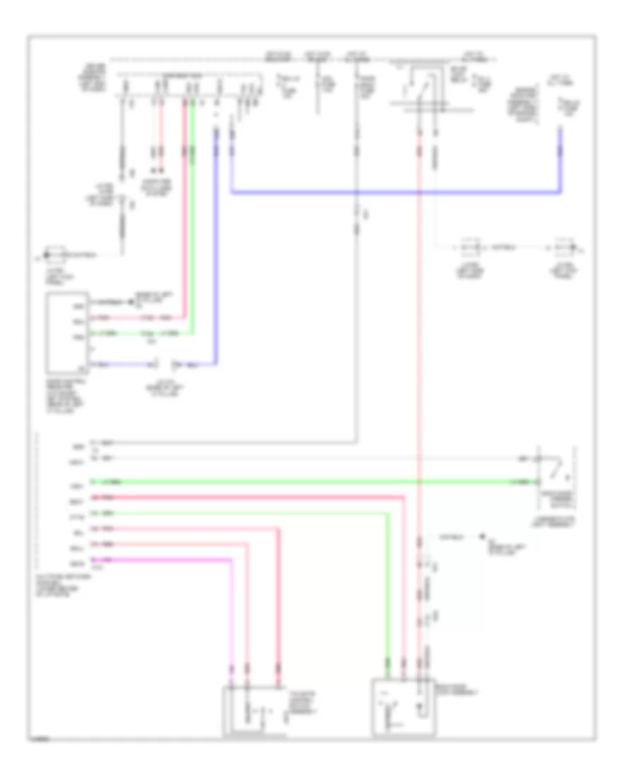 Back Door Opener Wiring Diagram for Toyota 4Runner Trail 2011