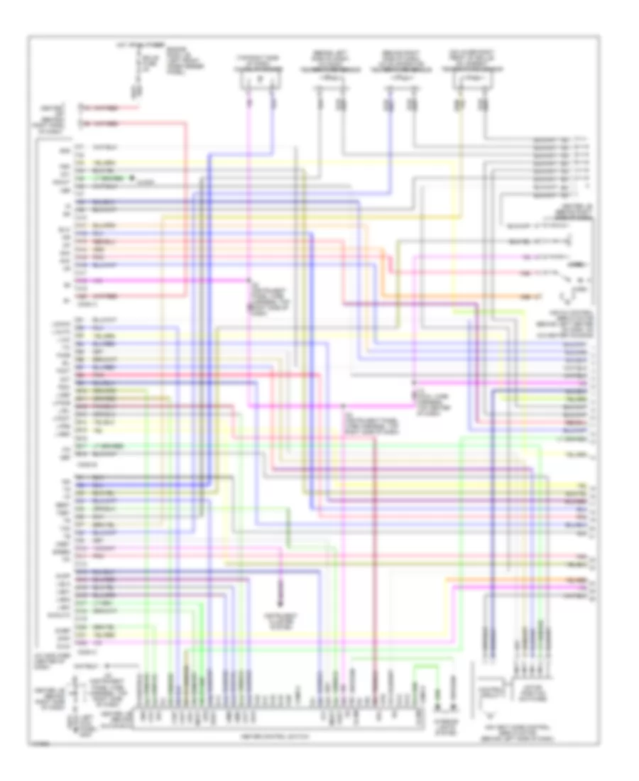 A C Wiring Diagram Auto A C 1 of 2 for Toyota Avalon XL 1998