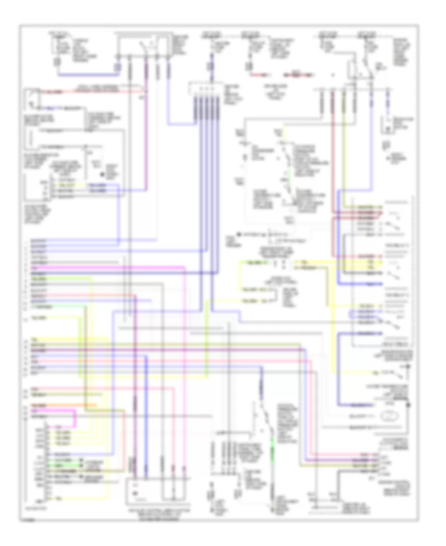 A C Wiring Diagram Auto A C 2 of 2 for Toyota Avalon XL 1998