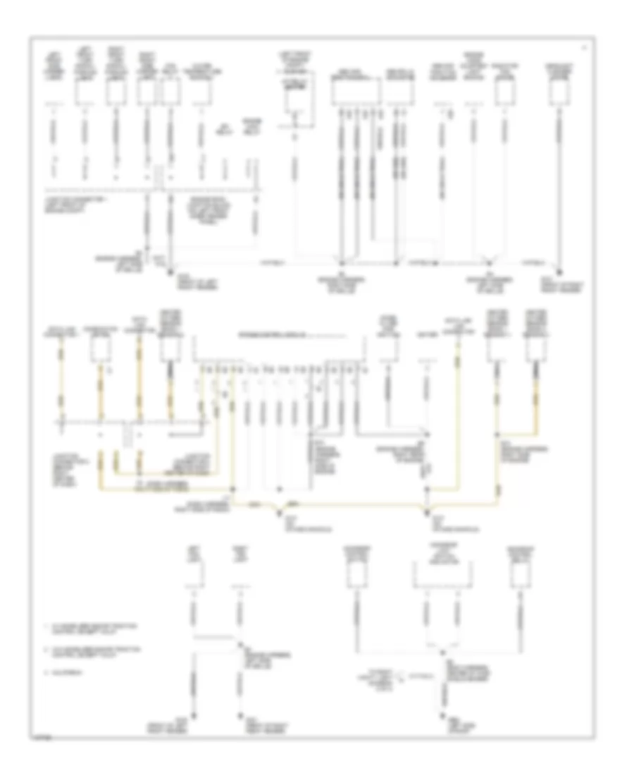 Ground Distribution Wiring Diagram 1 of 4 for Toyota Avalon XL 1998