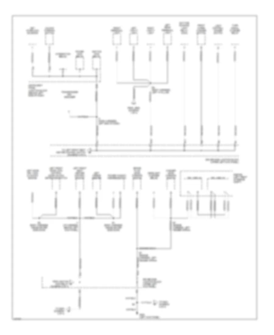 Ground Distribution Wiring Diagram (2 of 4) for Toyota Avalon XL 1998