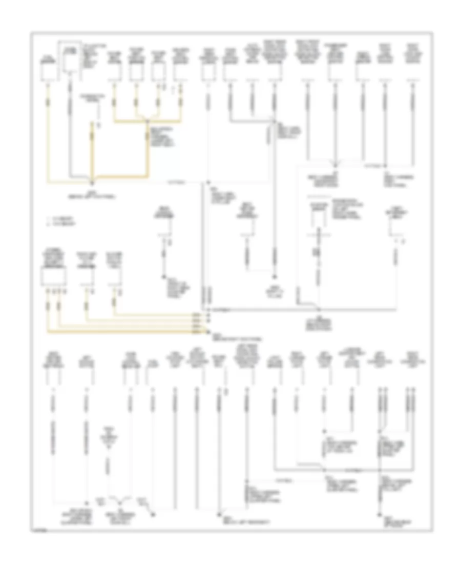 Ground Distribution Wiring Diagram (4 of 4) for Toyota Avalon XL 1998