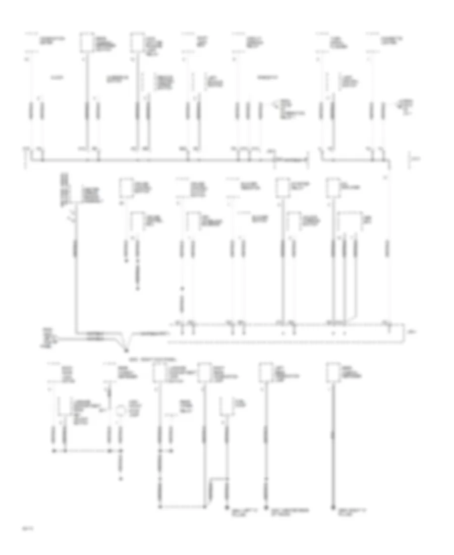Ground Distribution Wiring Diagram 3 of 3 for Toyota Corolla 1994
