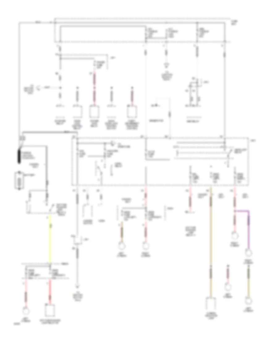 Power Distribution Wiring Diagram 1 of 4 for Toyota Corolla 1994