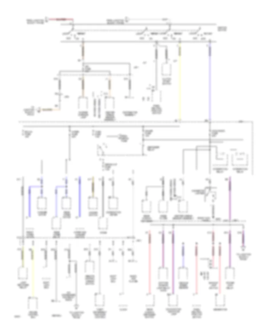 Power Distribution Wiring Diagram 2 of 4 for Toyota Corolla 1994