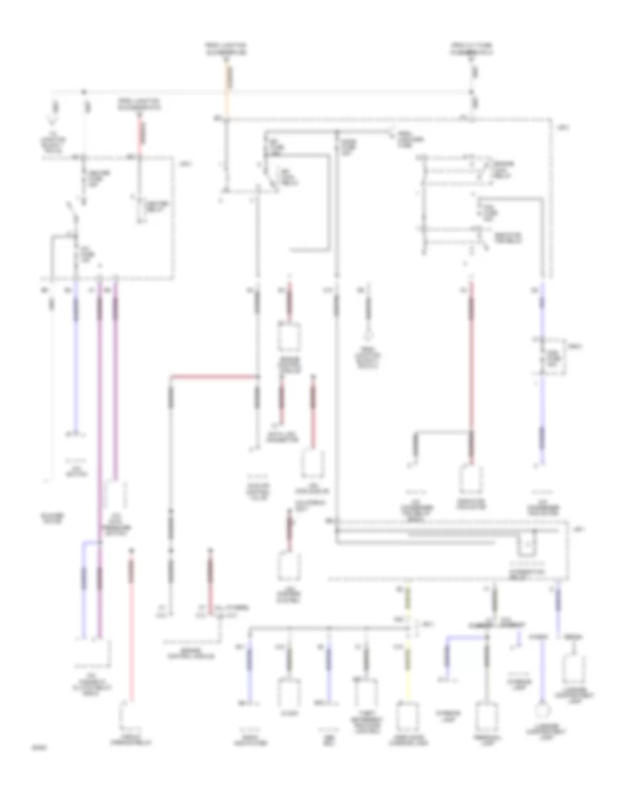 Power Distribution Wiring Diagram 3 of 4 for Toyota Corolla 1994