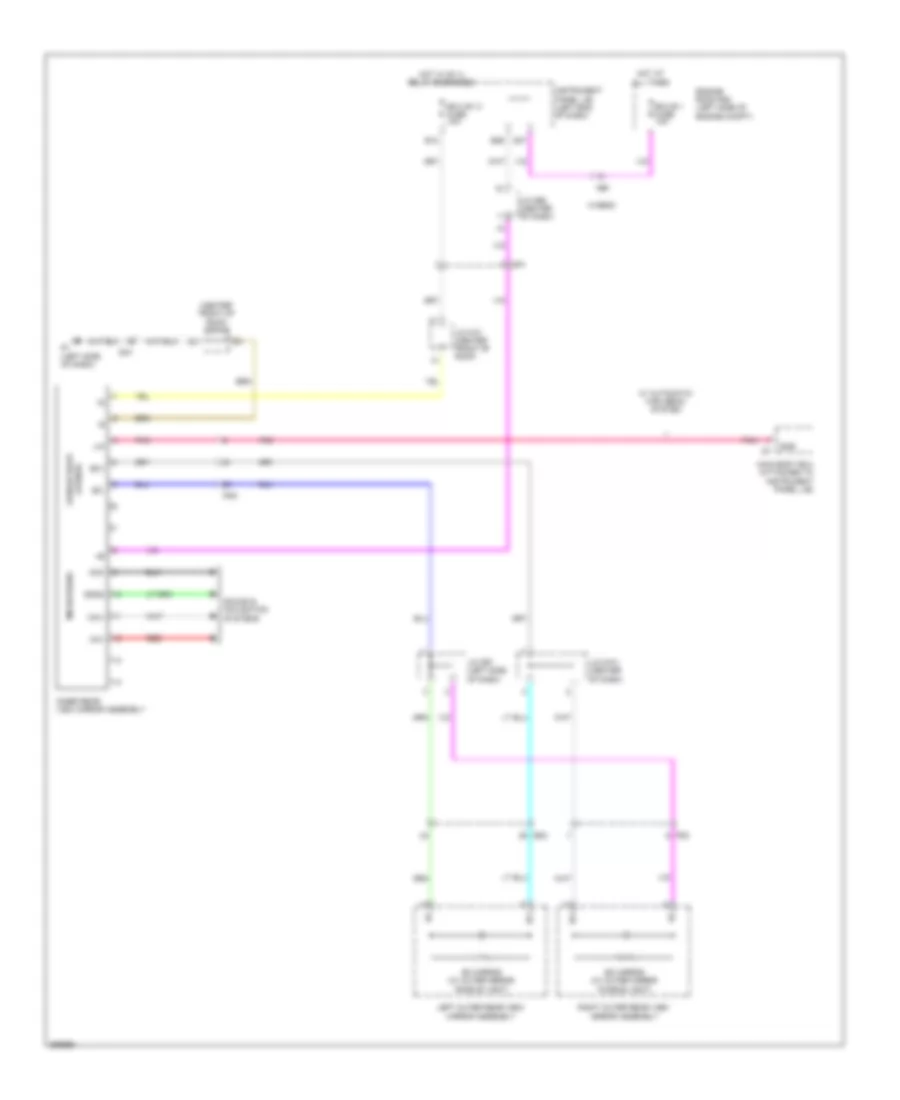 Electrochromic Mirror Wiring Diagram for Toyota Avalon Limited 2013