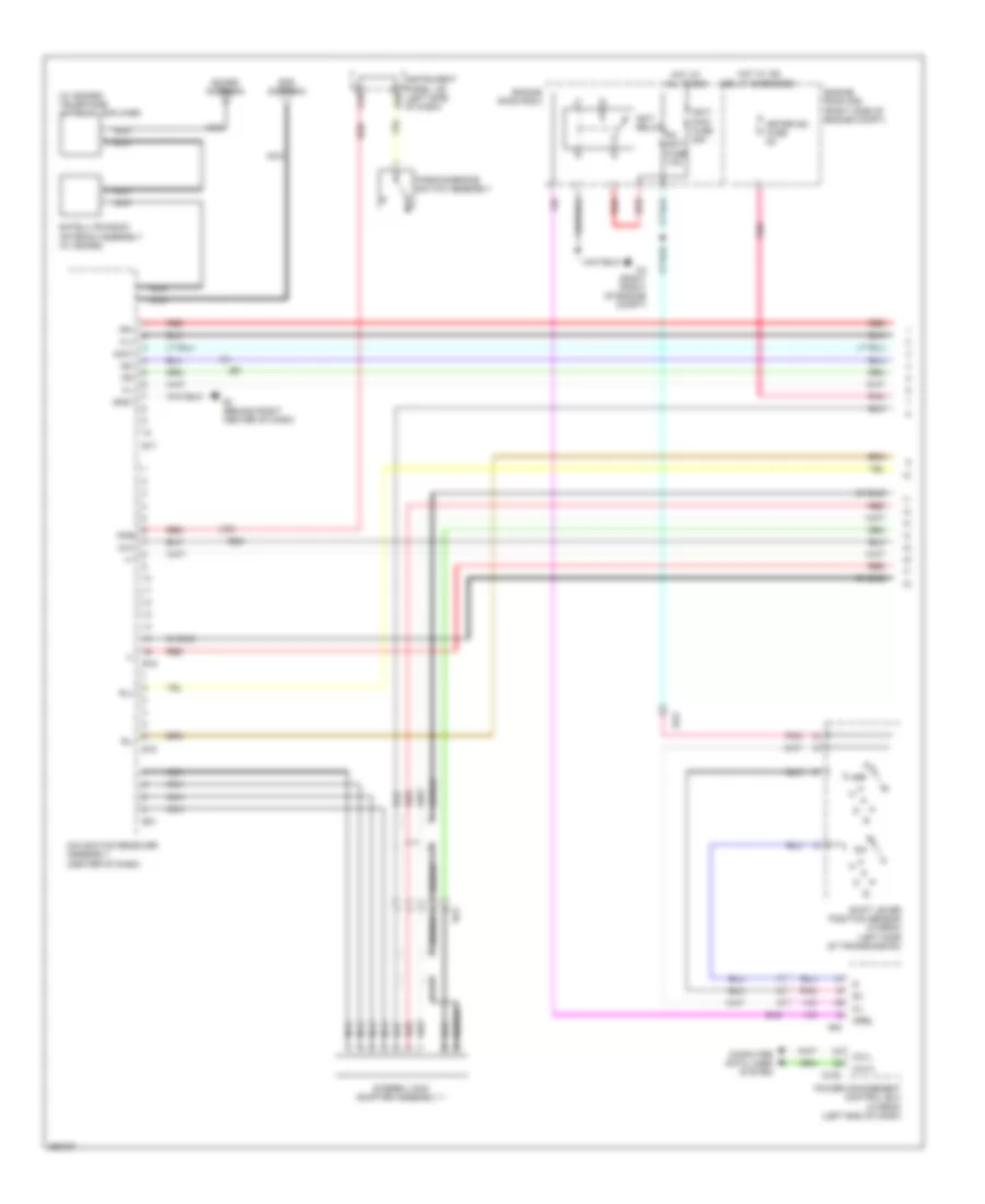 11 Speaker System Wiring Diagram with Navigation Receiver Type 1 of 4 for Toyota Avalon Limited 2013