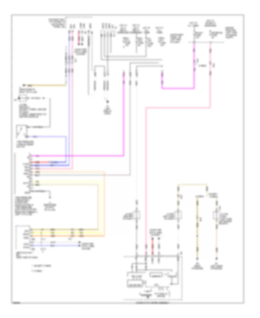 Tire Pressure Monitoring Wiring Diagram for Toyota Avalon Limited 2013