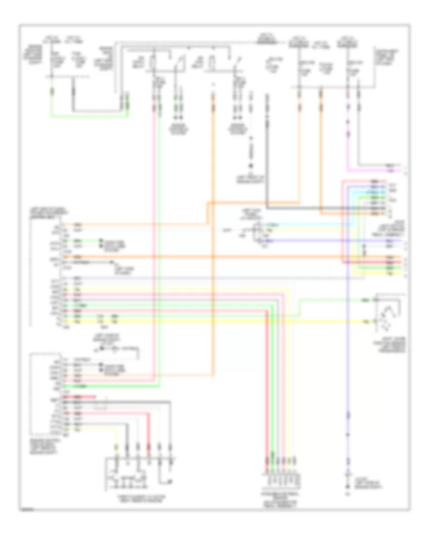 Dynamic Laser Cruise Control Wiring Diagram, Hybrid (1 of 2) for Toyota Avalon Limited 2013