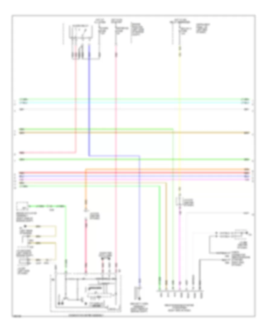 Power Door Locks Wiring Diagram, Except Hybrid with Smart Key System (4 of 5) for Toyota Avalon Limited 2013