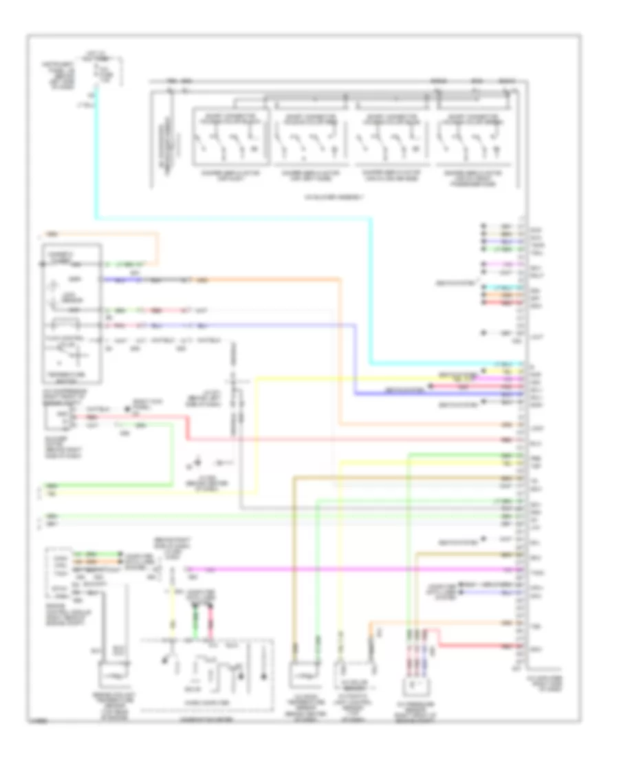 Automatic A C Wiring Diagram 2 of 2 for Toyota Avalon 2011