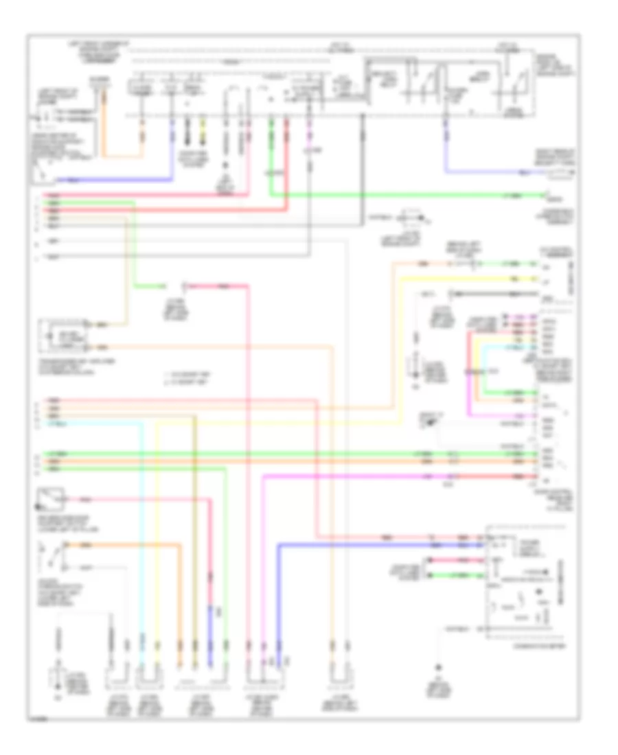 Forced Entry Wiring Diagram (2 of 2) for Toyota Avalon 2011