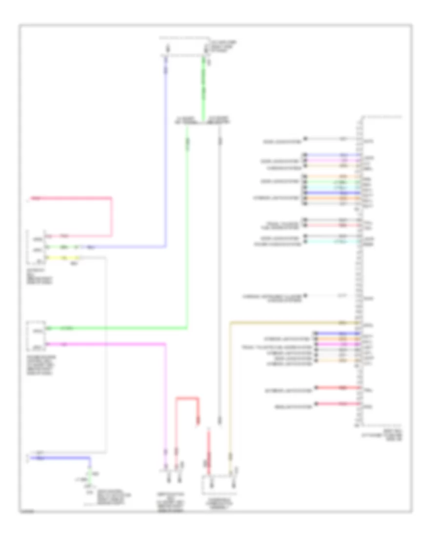 Body Control Modules Wiring Diagram (2 of 2) for Toyota Avalon 2011