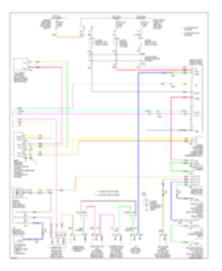 Computer Data Lines Wiring Diagram (2 of 2) for Toyota Avalon 2011