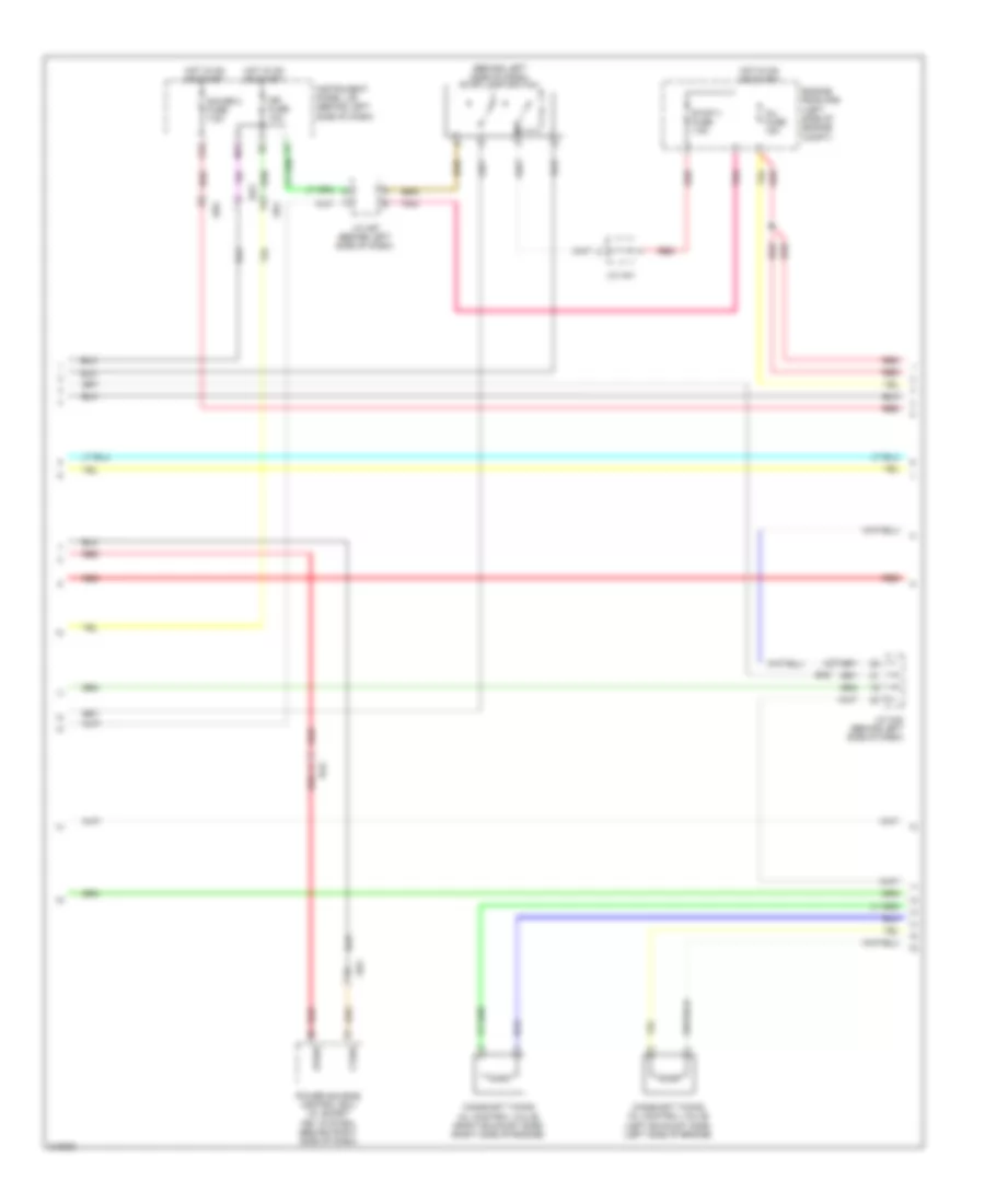 3.5L, Engine Performance Wiring Diagram (2 of 5) for Toyota Avalon 2011