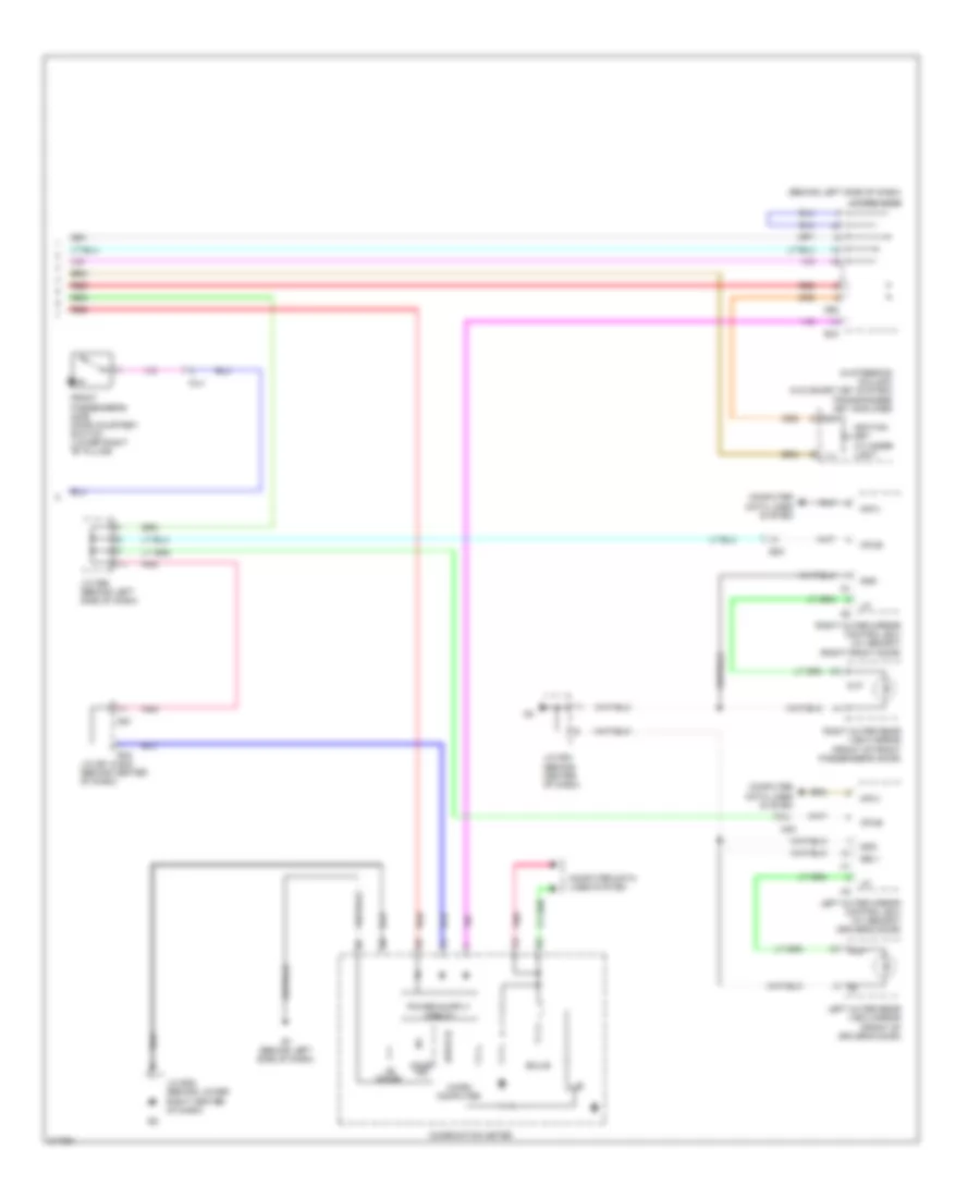 Courtesy Lamps Wiring Diagram 2 of 2 for Toyota Avalon 2011