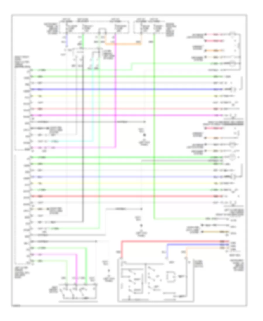 Memory Mirrors Wiring Diagram for Toyota Avalon 2011