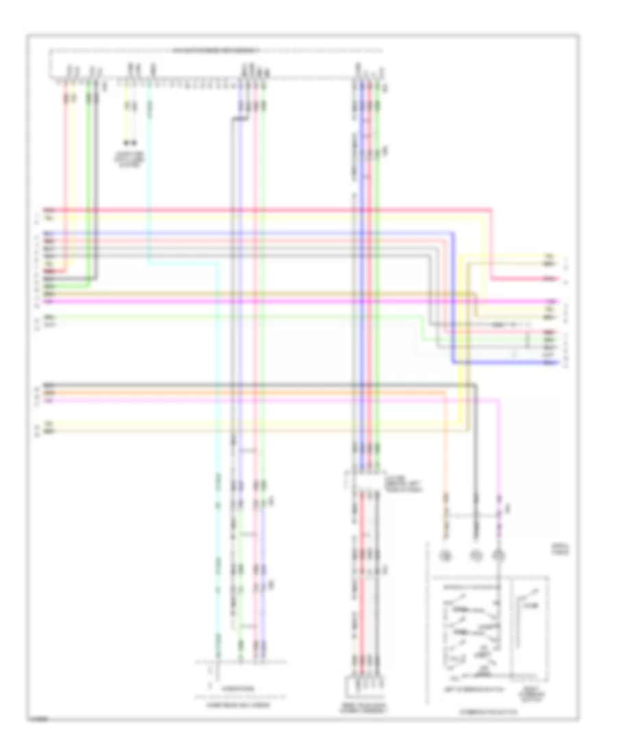 Navigation Wiring Diagram (3 of 4) for Toyota Avalon 2011