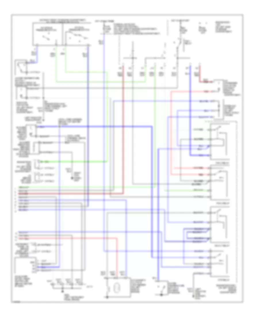 Automatic AC Wiring Diagram (2 of 2) for Toyota Camry Solara SE 2001