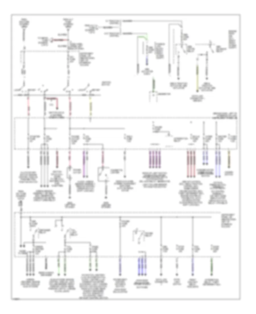 Power Distribution Wiring Diagram 2 of 2 for Toyota Camry Solara SE 2001