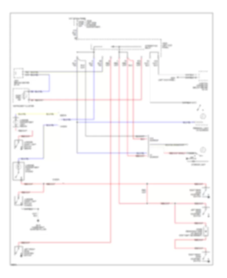 Courtesy Lamps Wiring Diagram for Toyota Corolla DX 1994