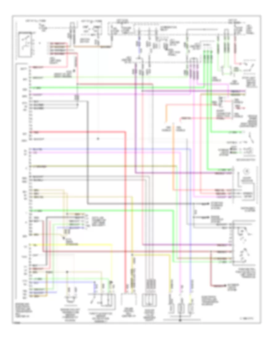 Transmission Wiring Diagram for Toyota Corolla DX 1994