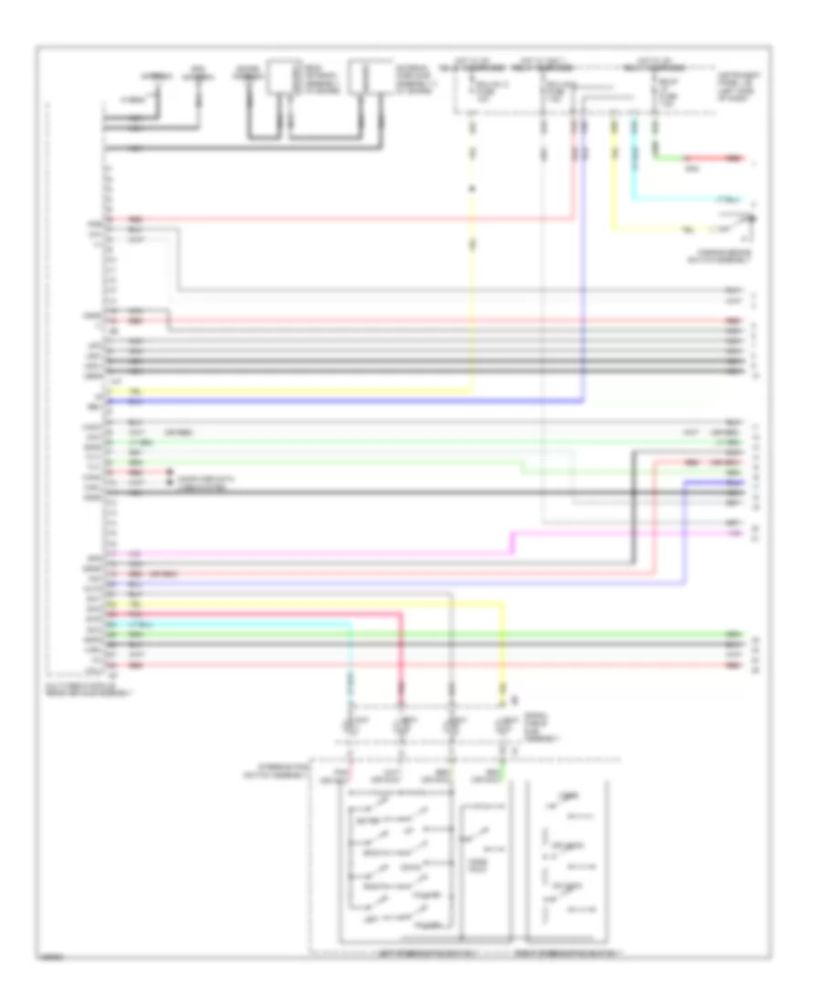 10 Speaker System Wiring Diagram with Multi Media Module 1 of 4 for Toyota Camry Hybrid LE 2013